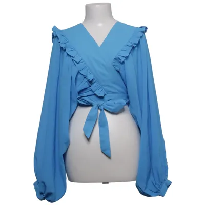 Wickelbluse (Blau) von Misslisibell x NA-KD Polyester