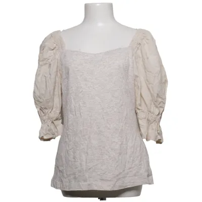 Haut (Beige) de Meico Coton, Lin