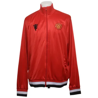 Træningsjakke (Rød, Hvid, Sort) fra Manchester United Polyester