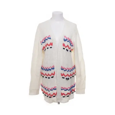 Cardigan (White, Multicolored) from Miller & Monroe Acrylic, Mohair, Polyamide