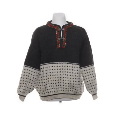 Lusekofte (Gris, Blanc, Rouge) de Volund Polyamide, Laine