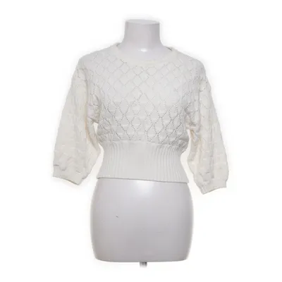 Tröja (Vit) från Bik Bok Polyamid, Återvunnen bomull