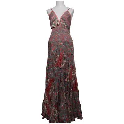 Maxi dress (Red, Multicolored) from JOT Silk