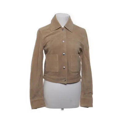 Läderjacka (Beige) från Mango Skinn, Polyester