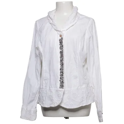 Blouse (Wit) van Bottega Katoen, Elastaan