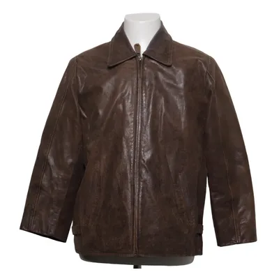 Veste en cuir (Marron) de Saki Cuir, Polyester