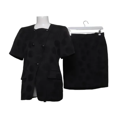 Skirt suit (Black) from Louis Féraud Cotton, Polyester, Viscose