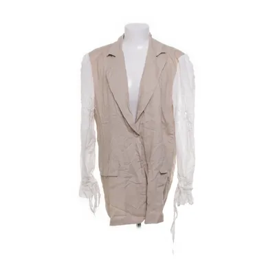 Blazer (Beige, Wit) van Eighty 9 Elastaan, Polyester