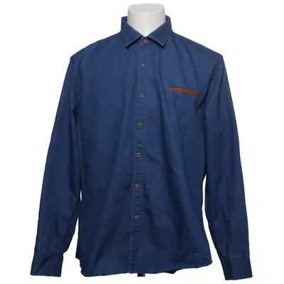 Chemise en jean (Bleu) de Coofandy Coton, Élasthane, Polyester