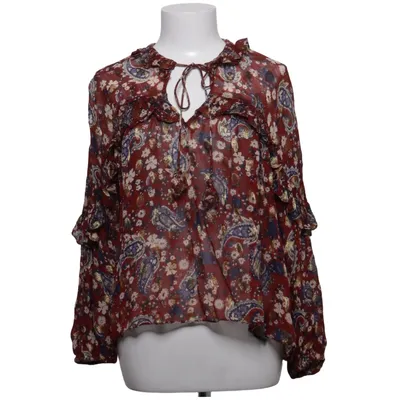 Blus (Röd, Blå, Flerfärgad) från Zara Woman Metallfiber, Polyester