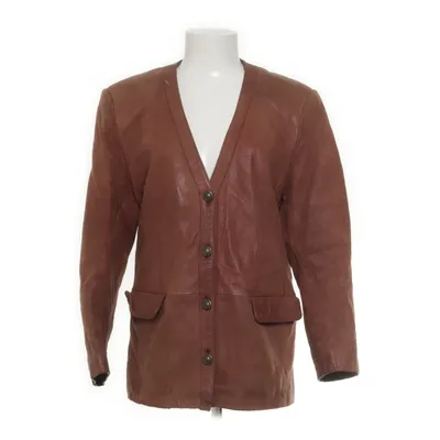 Leather blazer (Brown) from Petroff Leather, Polyester