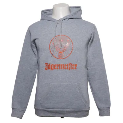 Kapuzenpullover (Grau, Orange) von Jägermeister