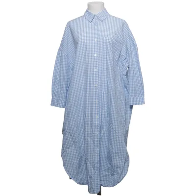 Blousejurk (Blauw, Wit) van Senes Katoen