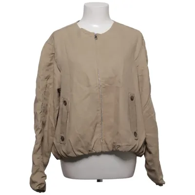 Jakke (Beige) fra H&M Lyocell, Linned, Polyester