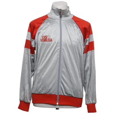 Sports jacket (Gray, Red) from Campagnolo Acetate, Polyamide