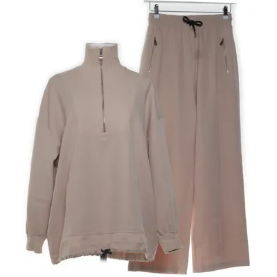 Loungewear (Beige) van Zara Katoen, Elastaan