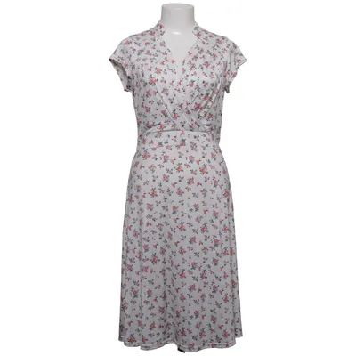 Robe portefeuille (Blanc, Multicolore) de Stockholms Klänningsfabrik Élasthane, Polyester