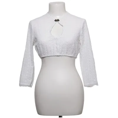Dirndl blouse (White) from Krüger Cotton, Polyamide