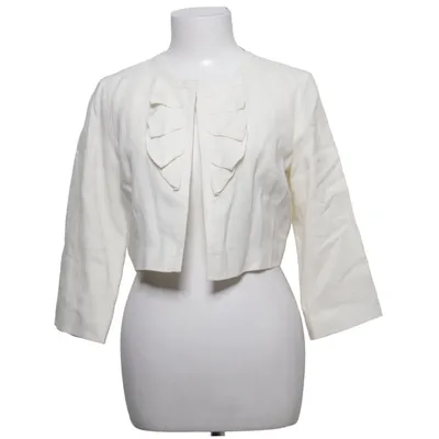 Blazer (Beige) de Un Deux Trois Coton, Lin, Polyester, Soie