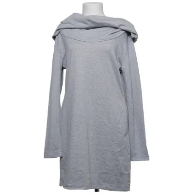 Klänning (Grå) från Lesara Bomull, Elastan, Polyester