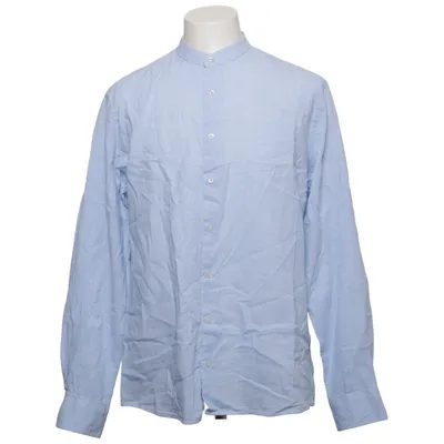 Chemise (Bleu) de Nils Sundström Coton, Lin