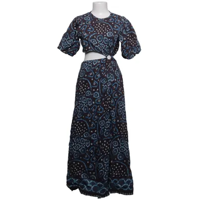 Robe (Bleu, Noir) de Oasis Lin, Viscose