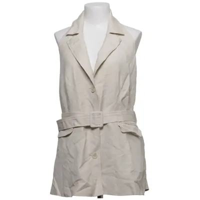 Väst (Beige) från NA-KD Bomull, Linne, Viskos