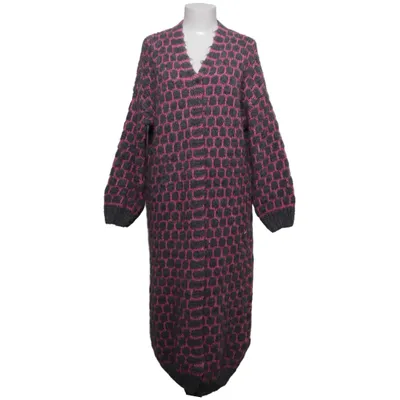 Cardigan (Pink, Gray) from Selected Touch Acrylic, Nylon, Wool
