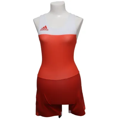 Træningsdragt (Rød, Hvid) fra Adidas Elastan, Polyamid