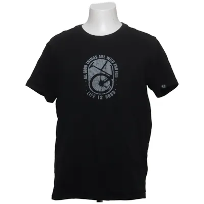T-shirt (Noir) de Loop Coton
