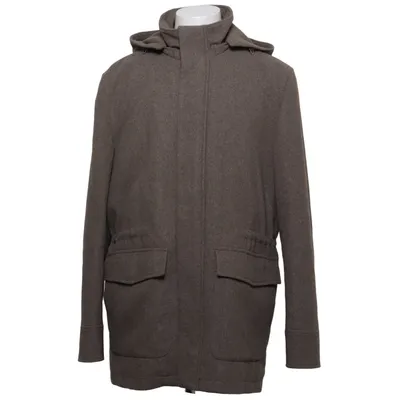 Frakke (Beige) fra John Henric Akryl, Polyamid, Polyester, Viscose, Uld