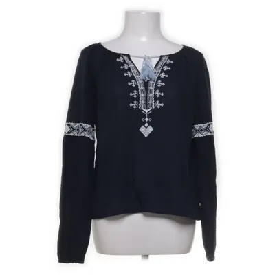 Blouse (Blauw, Wit) van Abercrombie & Fitch Katoen