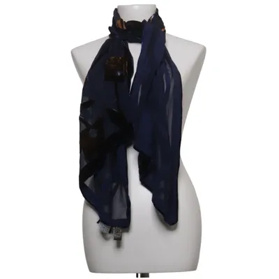 Sjaaltje (Blauw, Bruin) van Furla Zijde, Viscose
