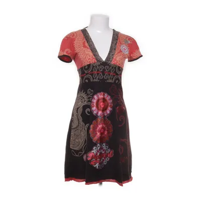 Jurk (Zwart, Rood, Meerkleurig) van Desigual Katoen, Viscose