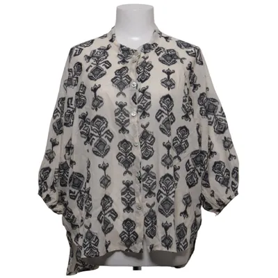 Blus (Vit, Svart) från Black Colour Bomull