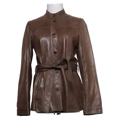 Leather coat (Brown) from GANT Leather