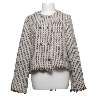 Blazer (Beige, Blau, Mehrfarbig) von Rich & Royal Acryl, Baumwolle, Elasthan, Metallfaser, Polyester, Wolle
