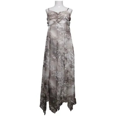 Maxi dress (White, Brown) from Imitz Polyester
