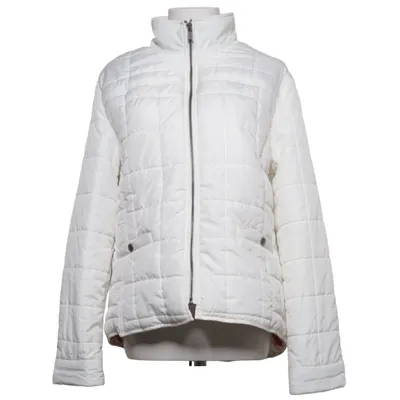 Winter jacket (White) from DeVal Woman Polyester