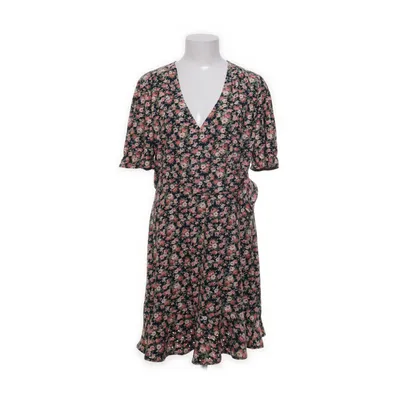 Klänning (Svart, Flerfärgad) från Oasis Elastan, Polyester