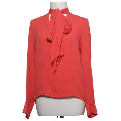 Pussy bow blouse (Red) from Tara Jarmon Elastane, Silk