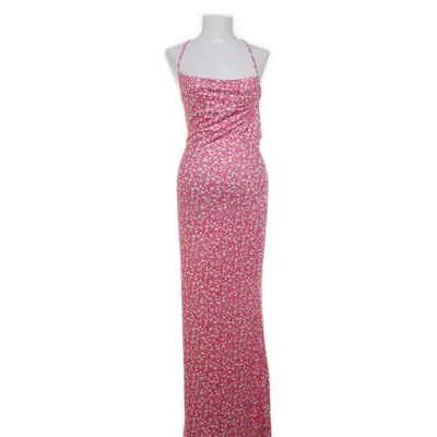 Långklänning (Rosa, Vit, Flerfärgad) från Shein Elastan, Polyester