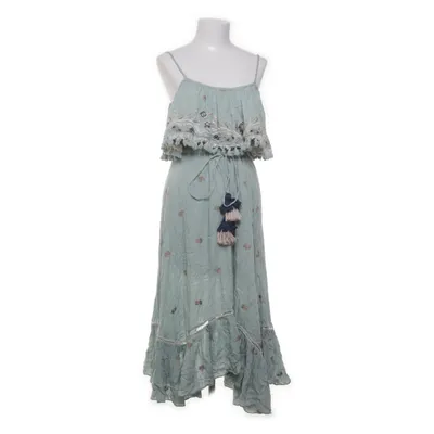 green emerald velvet dress Nekane NKN Sleeveless Embroidered Dress at Leaf Boutique S
