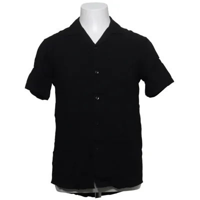 Short sleeve shirt (Black) from Pier One Viscose