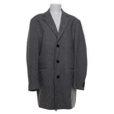 Coat (Gray) from Batistini Polyester, Wool