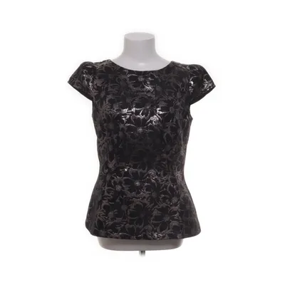 Peplum top (Zwart, Goud) van Orsay Katoen, Metallvezel, Polyester