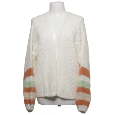 Cardigan (Blanc, Multicolore) de In Front Acrylique, Mohair, Polyamide, Laine
