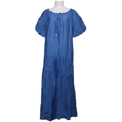 Maxi jurk (Blauw) van H&M Katoen, Polyamide, Viscose