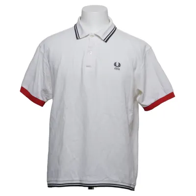 Pikétröja (Vit, Röd, Svart) från Fred Perry