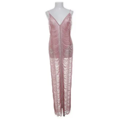 Maxikjole (Pink) fra PrettyLittleThing Elastan, Polyester